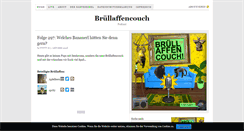Desktop Screenshot of bruellaffencouch.de