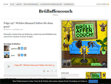 Tablet Screenshot of bruellaffencouch.de
